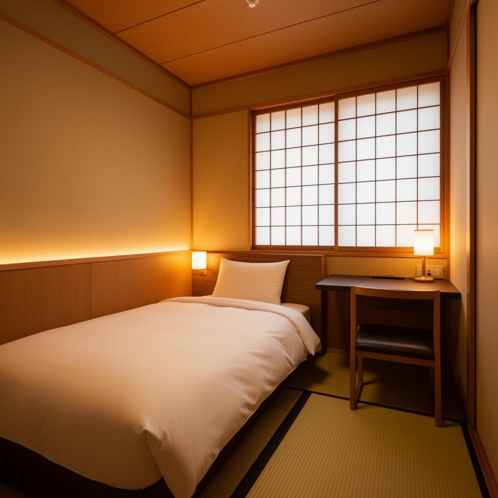Single-bed guest room